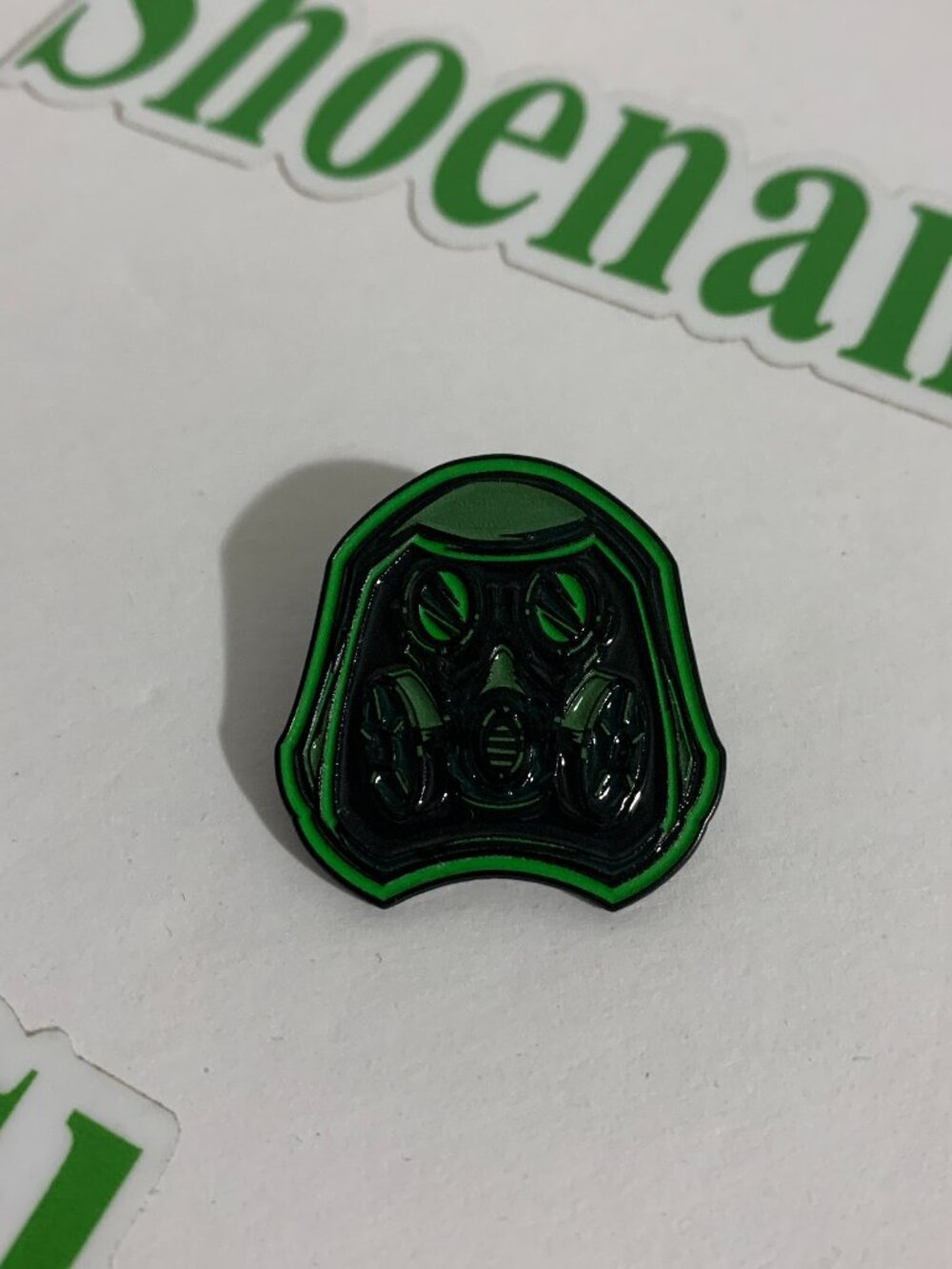 Funky Brims x Hales Speed Shop Collab Hat Pin Toxicity Glow in the Dark #64/250